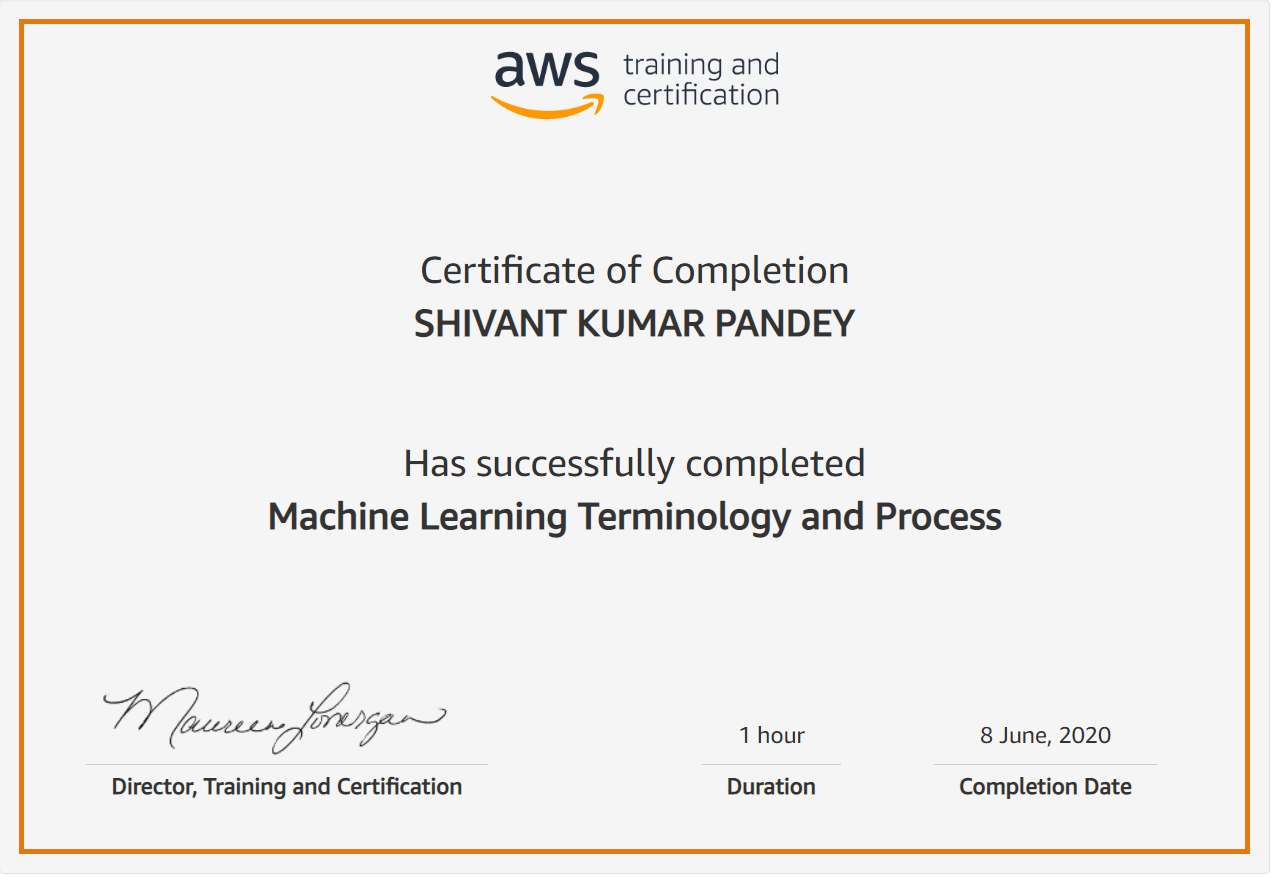 ML Classifier Certificate
